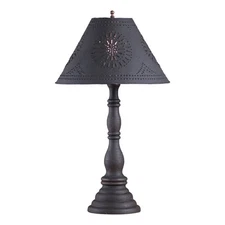 Davenport Lamp in Hartford Black with Shade