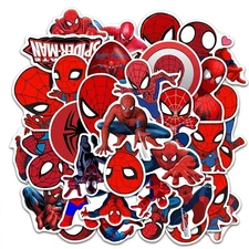 Spiderman Stickers Marvel 10 Pack Random Assortment Decal Set - US Shipping
