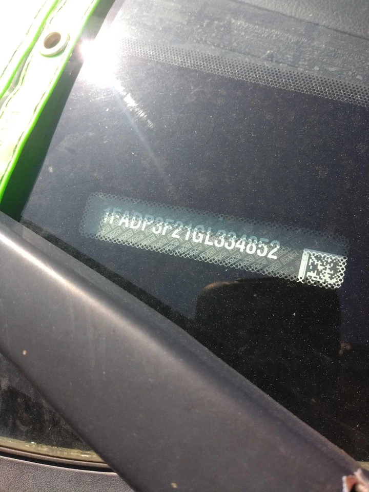 2016 Ford Focus Black Deck Lid OEM Used 121K Miles NJ25-19049-470810 — 第 4/4 张图片