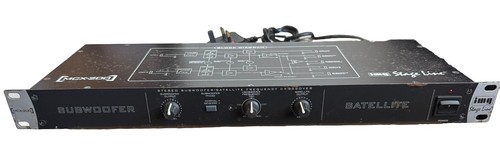 STAGE LINE IMG MCX200 Stereo Subwoofer/Satelliten Frequenzweiche GWO