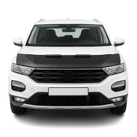 Haubenbra Steinschlagschutz Bonnet Bra FüR VW T-Roc 2017-2025 Schwarz Halb