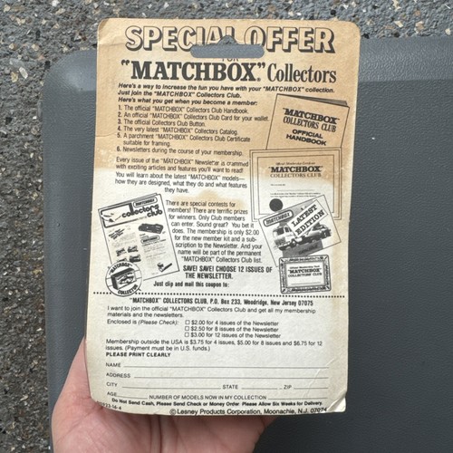 Matchbox Superfast Datsun 280 ZX 'Fairlady Z' 1979 FACTORY SEALED BLISTER-CARD - Picture 2 of 6