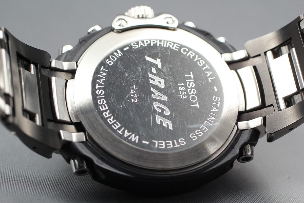 Near MINT] TISSOT T-RACE T472 CHRONOGRAPH QUARTZ MEN'S WATCH