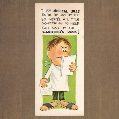 Unused Vintage A SUNSHINE CARD STUDIO Funny Get Well Card, Disguise Face Mask