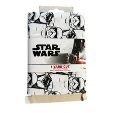 Star Wars Stormtrooper Fabric 1 Yard 100 Cotton Licensed Sewing Craft Material
