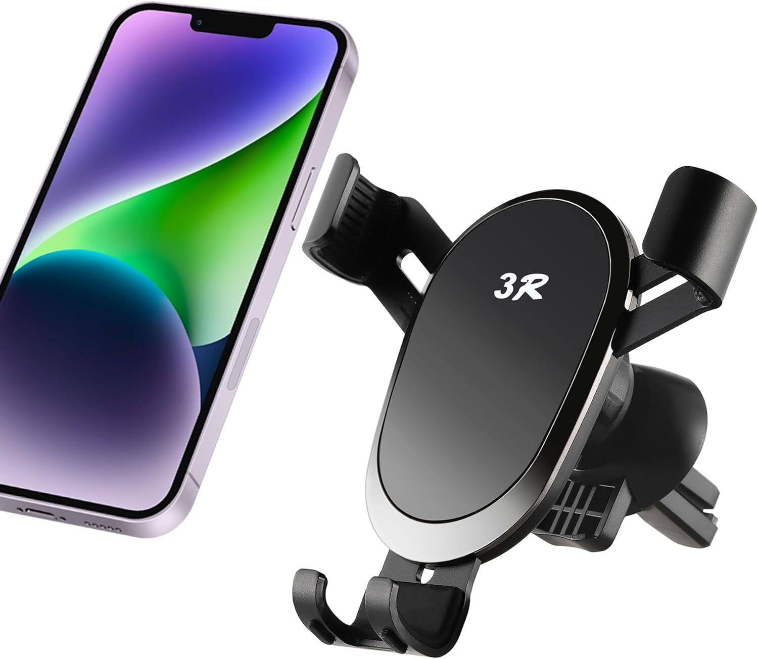 Car Phone Mount for Your Car Vent with Newest Clamp Head Cell Phone Holder-image