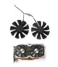 Pair Fans Cooling Fan Replace For ZOTAC AMP 1060 6 GB ZT-P10600B-10 GA91S2H