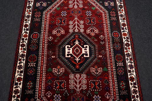 Orient Teppich Afschar 165 x 109 cm Schiraz Nomaden Perserteppich Handgeknüpft - Bild 4 von 12