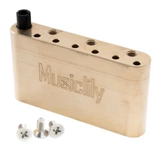 Musiclily Ultra 52.5mm Full Brass 41mm Tremolo Block For PRS SE Guitar Bridge