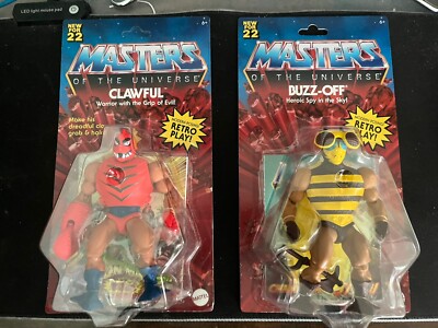 2022 Masters of the Universe Lot Of 2 Buzz Off And Clawful