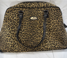 RICARDO BEVERLY HILLS Serengeti Leopard Tapestry Tote Bag Carry On Style 8014