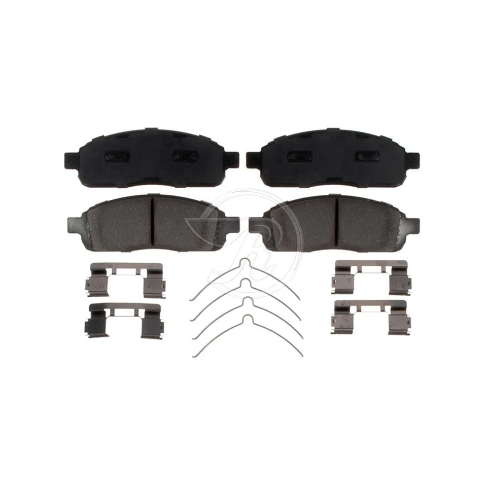 Комплект из 8 передних задних дисковых тормозных колодок Raybestos подходит для Ford F-150 2004-2009 годов выпуска - Изображение 4 из 4