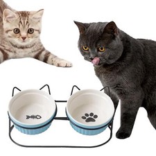 Detachable Food Dispenser Feeding Dog Supplies black