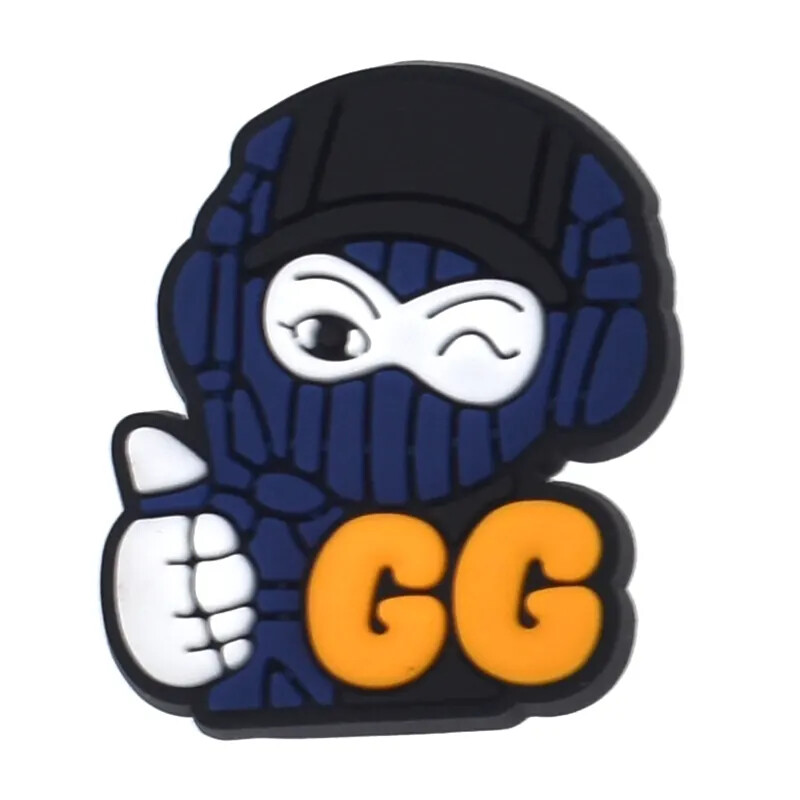 Jibbitz Charms for Crocs Fortnite Minecraft Gamer Child Shoe PVC