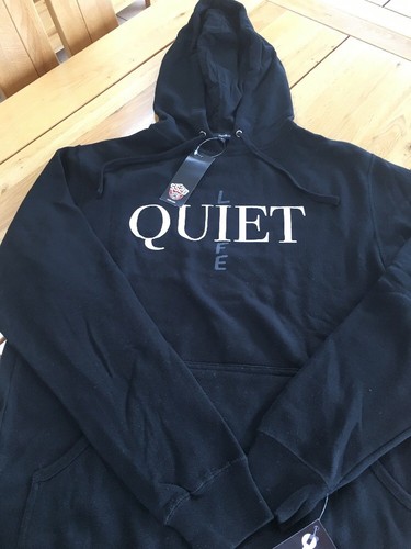 The Quite Life Skateboarding Bodoni Hoodie/sweatshirt/fleece Size S Black - Picture 1 of 5
