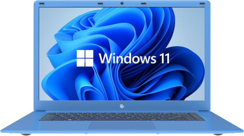 Ordinateur portable 15,6 pouces Full HD Intel 4 Go RAM 64 Go SSD avec Windows 11 - Bleu - Photo 1/7
