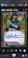 2024 Bunt Bowman DIGITAL Brock Porter Gold Refractor Brock Porter  /50