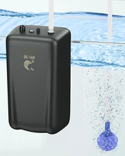 Pawfly Outdoor Live Bait Aerator 40 GPH Battery Air Pump for 30 Gallon Bait Buck