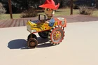 Marx wind up Tin Toy 1950's Milton Berle Marx wind up Car Working