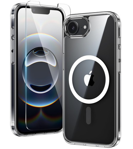 Funda FNTCASE iPhone 16e Transparente Antigolpes Delgada Antiamarillenta Cubierta