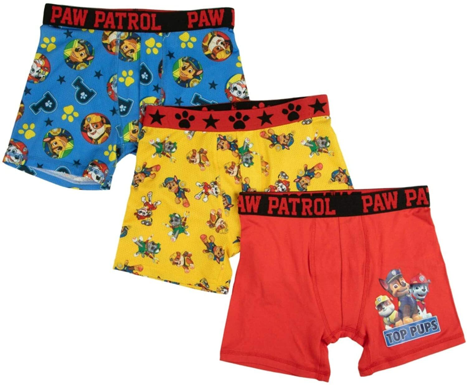 Paw Patrol Underoos Boy S Boxer Briefs 3 Pair Underwear Athletic Size 4 Xs For Sale Online Ebay