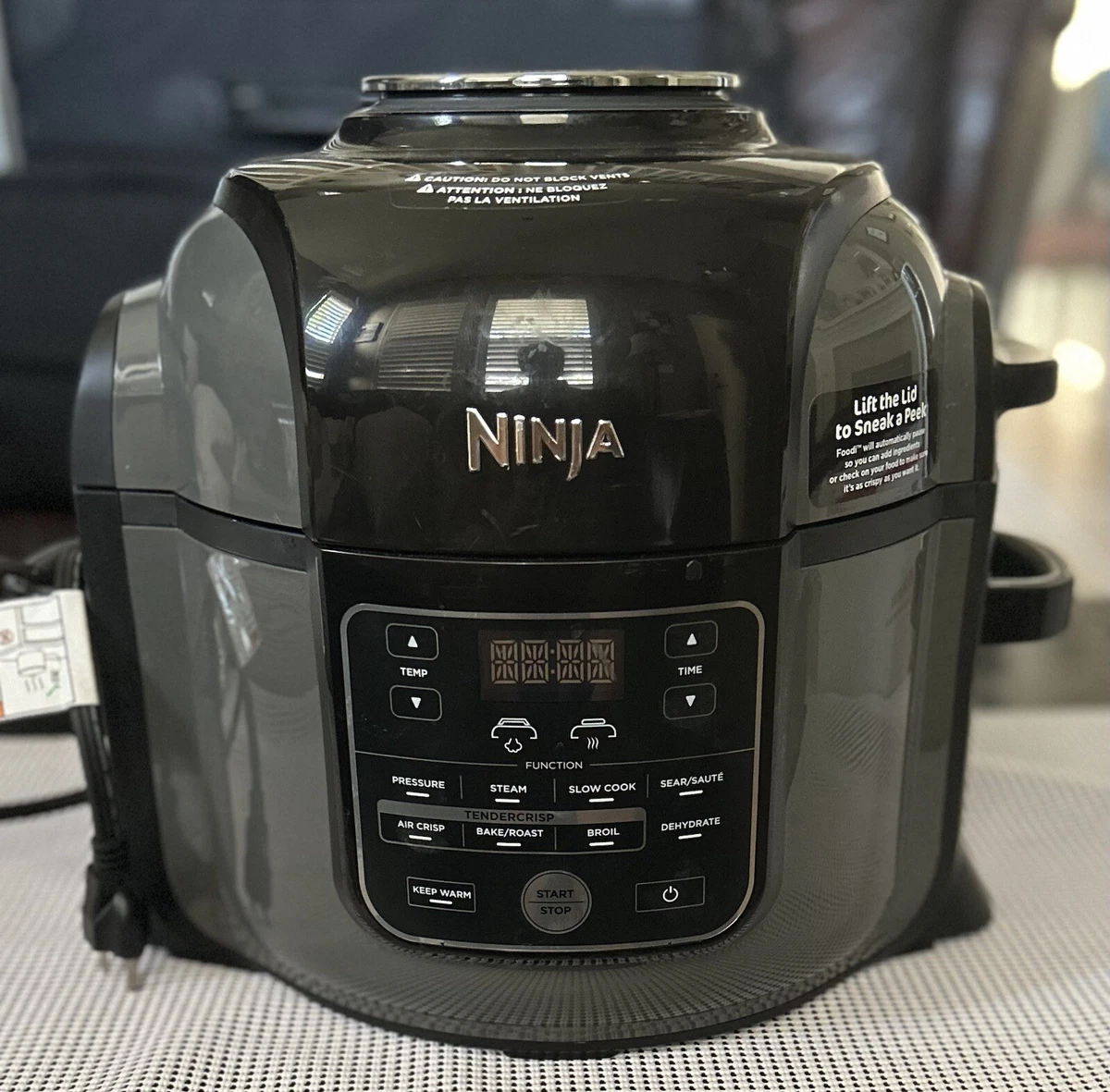 NINJA Foodi 9-in-1 6.5 Qt. Electric Pressure Cooker & Air Fryer