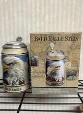 1989 Anheuser Busch Endangered Species Bald Eagle Budweiser Beer Stein