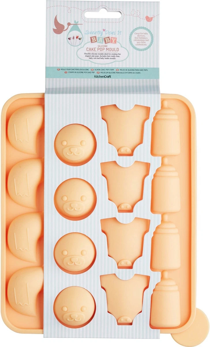 BABY SHOWER GENDER REVEAL SILICONE CAKE POP MOULD CHOCOLATE SWEET