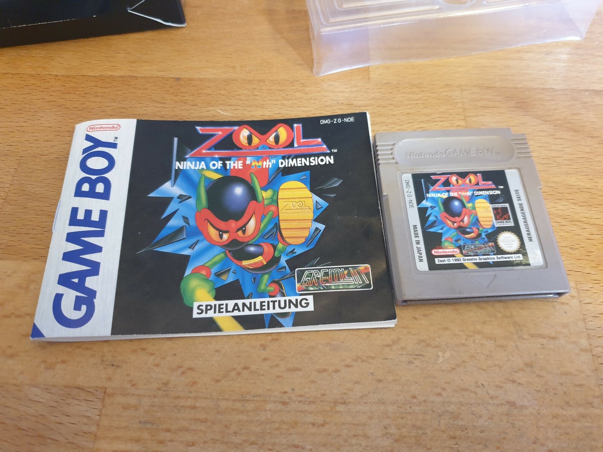 Zool Ninja of the Nth Dimension Gameboy OVP CIB Boxed | eBay