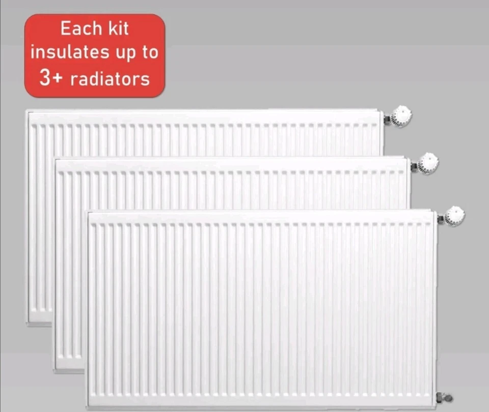 Radiator Foil Reflector 3 Pack Triple Layer Insulation YBS Tested Energy Saving - Image 4 of 4