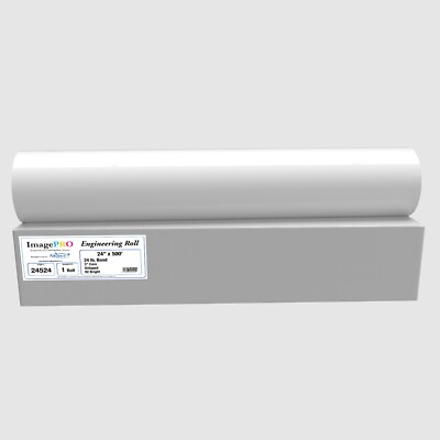 ImagePro Paper Engineering Rolls for HP PageWide Printers 3'' Core 92 Bright