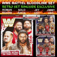 Wwe Mattel Ringside Exclusive Retro Bloodline - Elite - Basic - Reigns - Sikoa