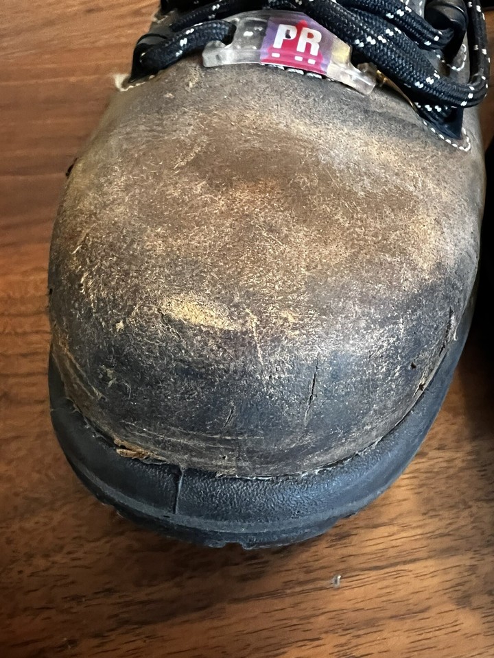 Avenger Women’s Safety Toe Work Boots Framer Waterproof Brown Boots Sz