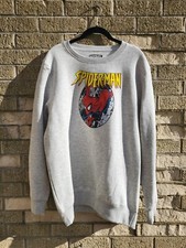 Marvel Spider-Man 90s Style Sweatshirt Youth Size Large