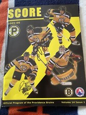AHL PROVIDENCE BRUINS HOCKEY, Extremely Rare AUTOGRAPHED 2005-2006 AUTOGRAPHED