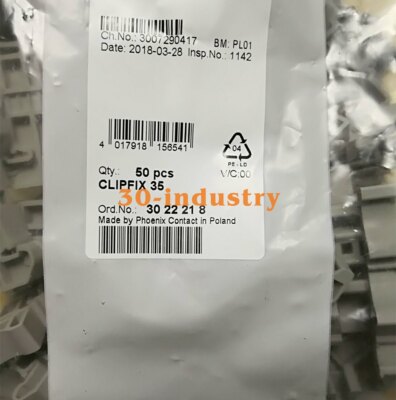 50Pcs/Bag New For Phoenix Contact terminal fixture CLIPFIX 35 3022218