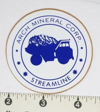 Coal Mining Sticker Arch Mineral Corp Streamline