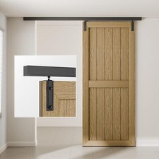 Ceiling Mount Box Rail Sliding Barn Door Hardware Kit Barn Door System