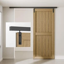 Ceiling Mount Box Rail Sliding Barn Door Hardware Kit  Barn Door System