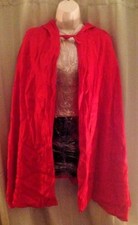 Princess Paradise Red Riding Hood Long Cloak Costume-Cape ONLY, Sz S 6 