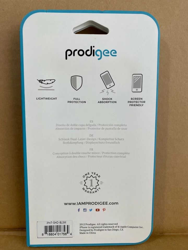 Prodigee Show iPhone 7 Case Clear Slim Beautiful Stylish Cherry Tree Blossom - Image 4 of 4