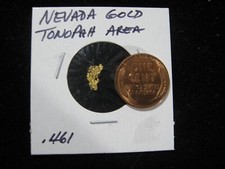 NEVADA GOLD NUGGETS TONOPAH AREA .461 GRAM 5869.18 per troy oz