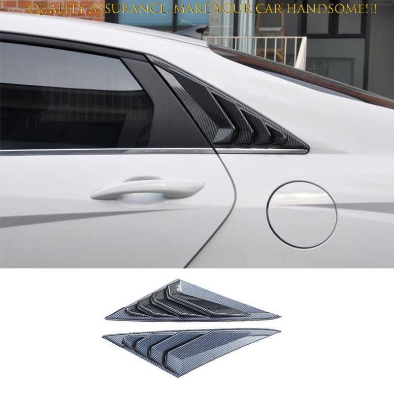 2021-2024 Hyundai Elantra Carbon Fiber Side Vent Window Scoop Louver