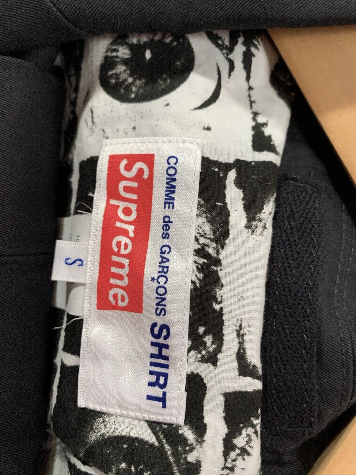 supreme CDG suit jacket and pants