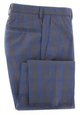 Incotex Blue Plaid Pants - Slim - IN-S0W030-5661-810 