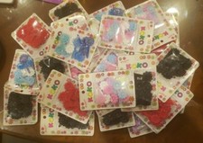 LOT OF 28 PACK,KOKO,1.25 INCH DAISY FLOWER HAIR BARRETTES ,CHINA,GIFT FOR GIRLS.