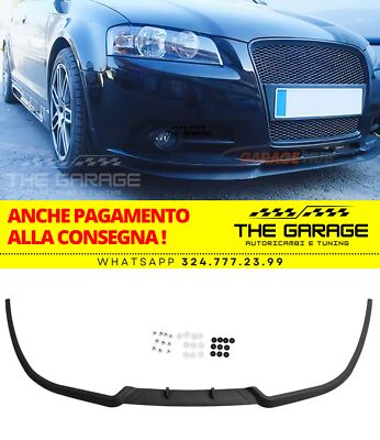 Grille (pare-chocs Avant) Pour AUDI A3 8P RS3 Sportback / Cabrio 2009-2012 - Noir, Neuve