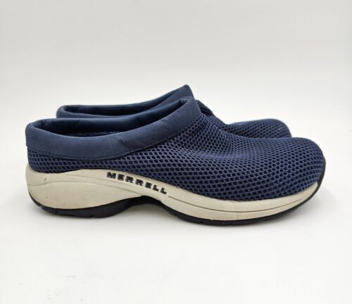 Merrell Primo Breeze II Navy Blue Slides Slip On Shoes Clogs - Womens Sz US 7.5 - Picture 1 of 9