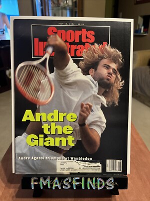 K2 1992 ANDRÉ AGASSI WIMBLEDON TENNIS Sports Illustrated July 13