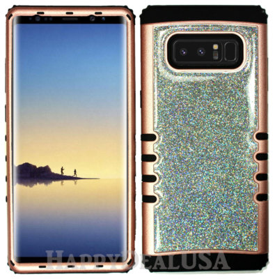 For Samsung Galaxy Note 8 - KoolKase Hybrid Cover Case Crystal Glitter 02